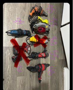 Mixed Power Tool Lot – Ryobi, DeWalt, Milwaukee & More