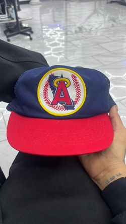Mesh vintage 80s angels trucker hat clean