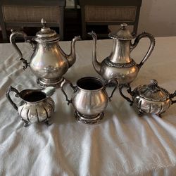 Vintage Silver Teapots 