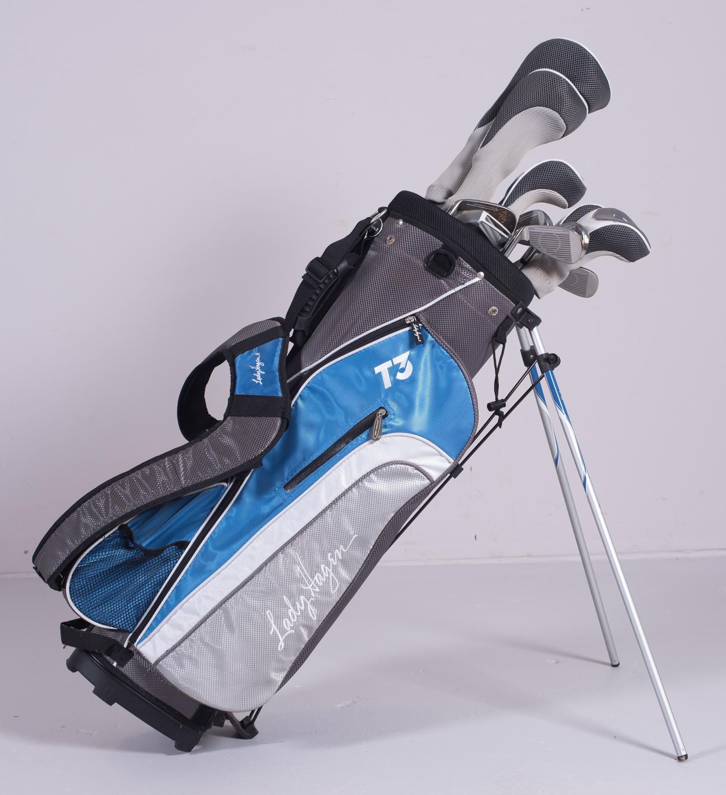  Walter Hagen T3 Women's Complete Golf Club Set With Matching Golf Bag 