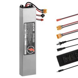 761#36V Scooter Battery Pack, 8Ah, 8000mAh Lithium Battery Replacement with 30A BMS, Charger, 500+ Cycles, Compatible with 1440W Motors, for Imitation