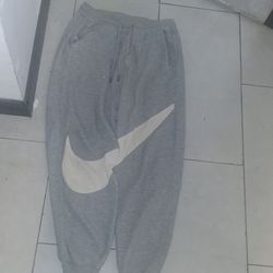 Nike Swoosh Grey Sweatpants