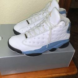 Jordans 13 Retro Blue/White