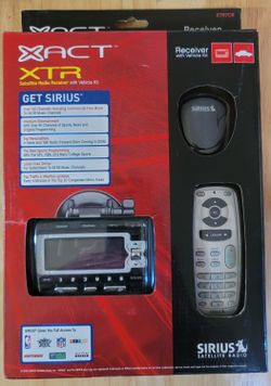 Sirius Xm Receiver With Vehicle Kit - Xact Xtr7ck