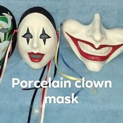 Porcelain Clown Mask