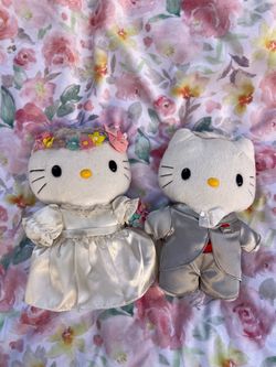 Sanrio Hello Kitty Dear Daniel Wedding Bride & Groom Plush Set