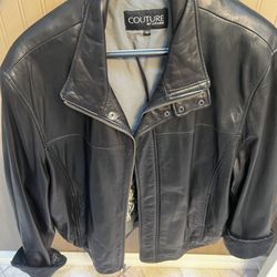 Men’s Leather Jacket With Zip Out Lining