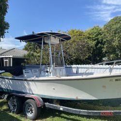 19 Ft Aquasport Flatback Center Console