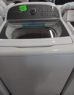 Whirlpool Cabrio Top Load Washer – Glass Lid, Stainless Tub, HE