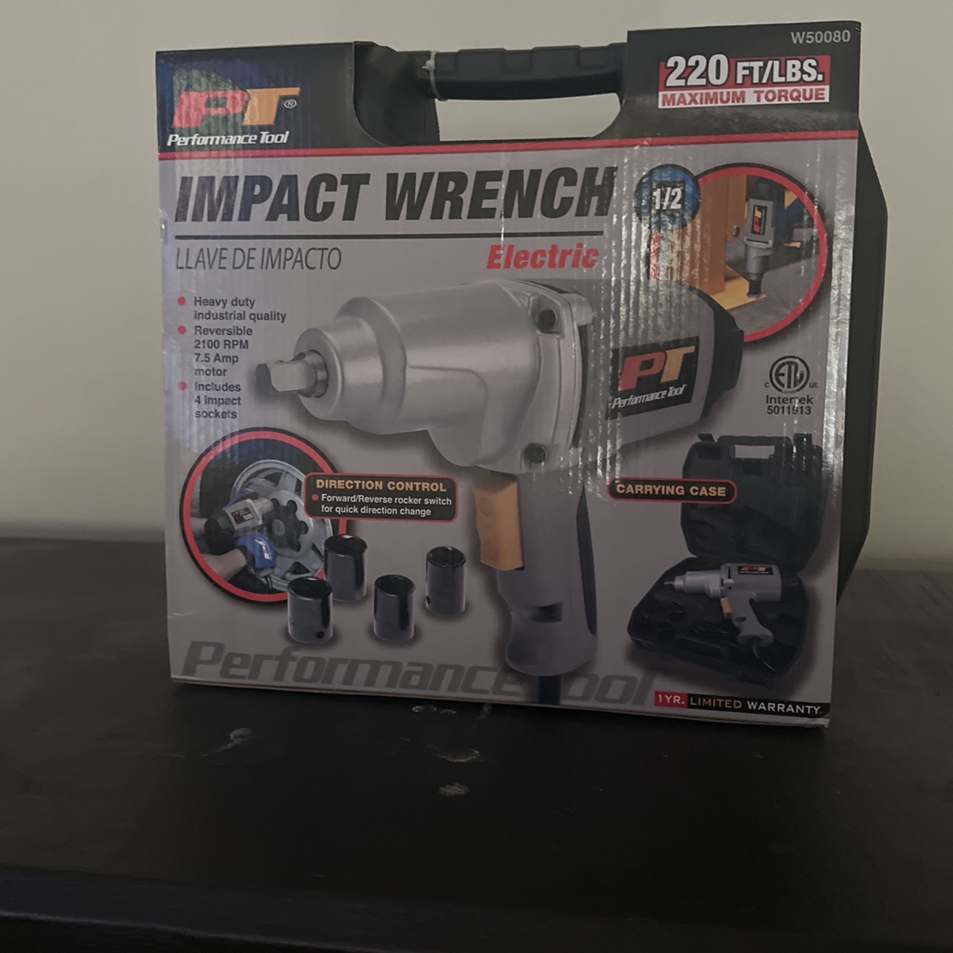Performance Tool Impact Wrench
