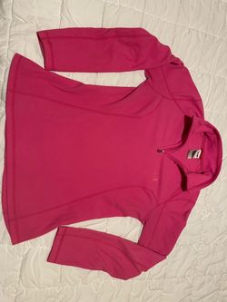 The North Face Pink Half-zip sweater size small