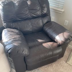 Ashely Electric Leather Recliner