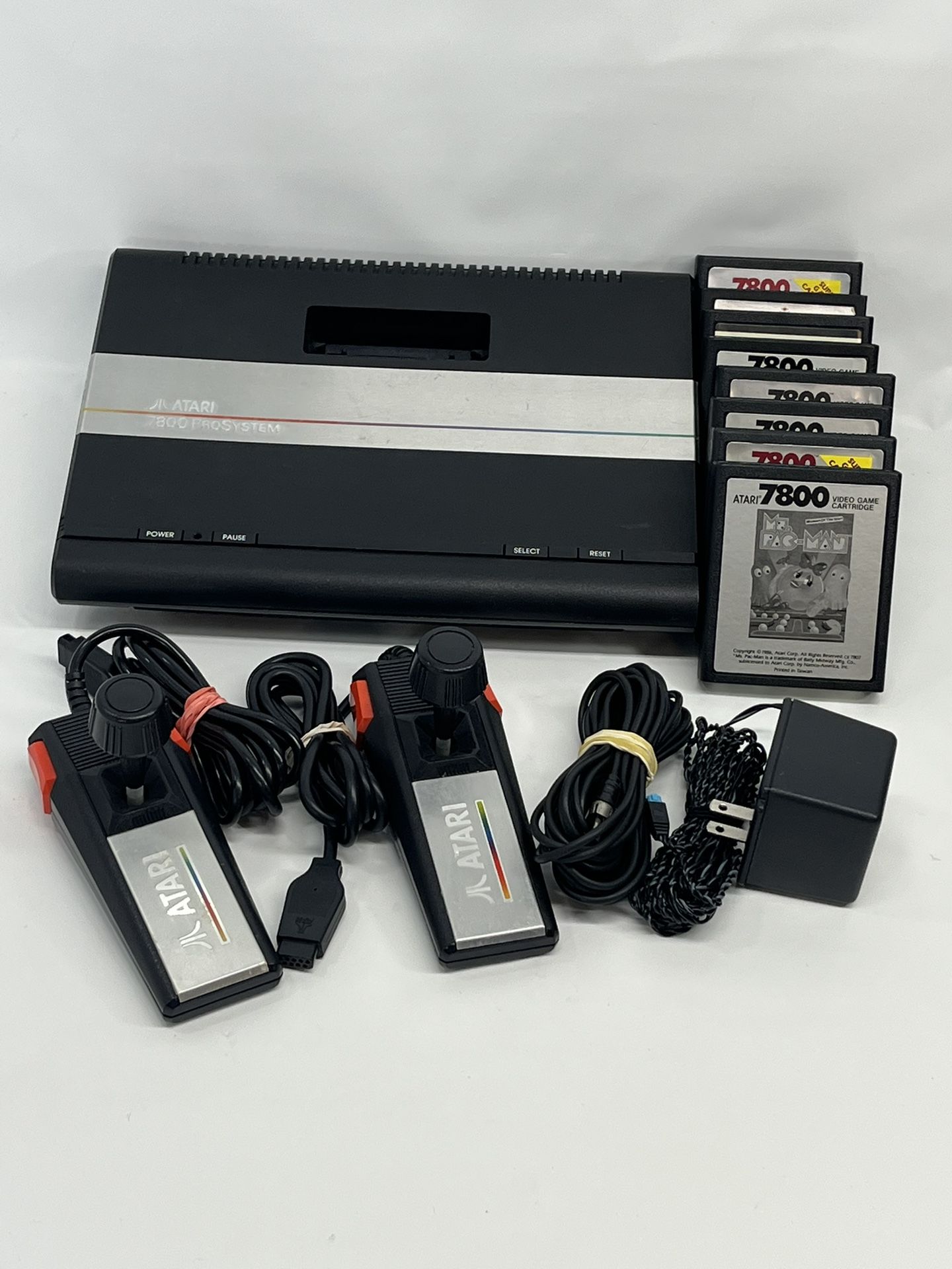 Atari 7800 Console Bundle With Games