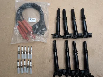 6.2L Ford F-150 F-250 F-350 Ignition Coil Spark Plug Kit UF631 UF639, 2011 to 2014