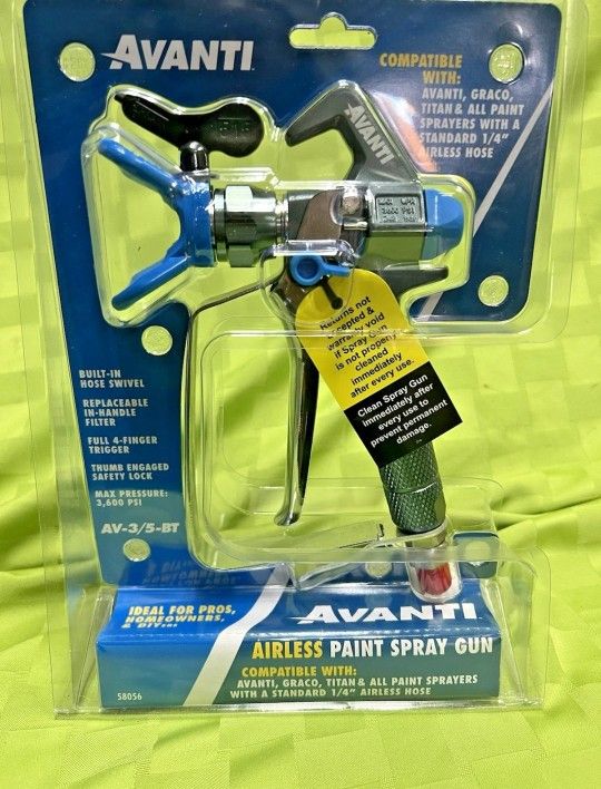 Avanti Airless Paint Spray Gun **NEW**