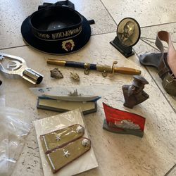 Awesome vintage collection lot of Russian Soviet Communist era military medals insignia CCCP pins