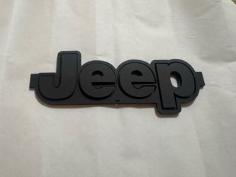 Laser Cut Acrylic Jeep JK Grill Emblem - matte black