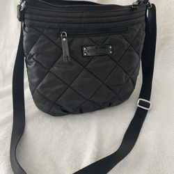 Very Bradley Water Resistant Black Bag Purse 