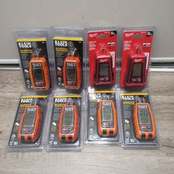 GFCI  Receptacle Tester  Klein Tools. And Milwaukee 