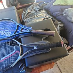  Tennis Raquet Dunlop  Max Impact Plus.. Wilson Graphite Aggressor 95