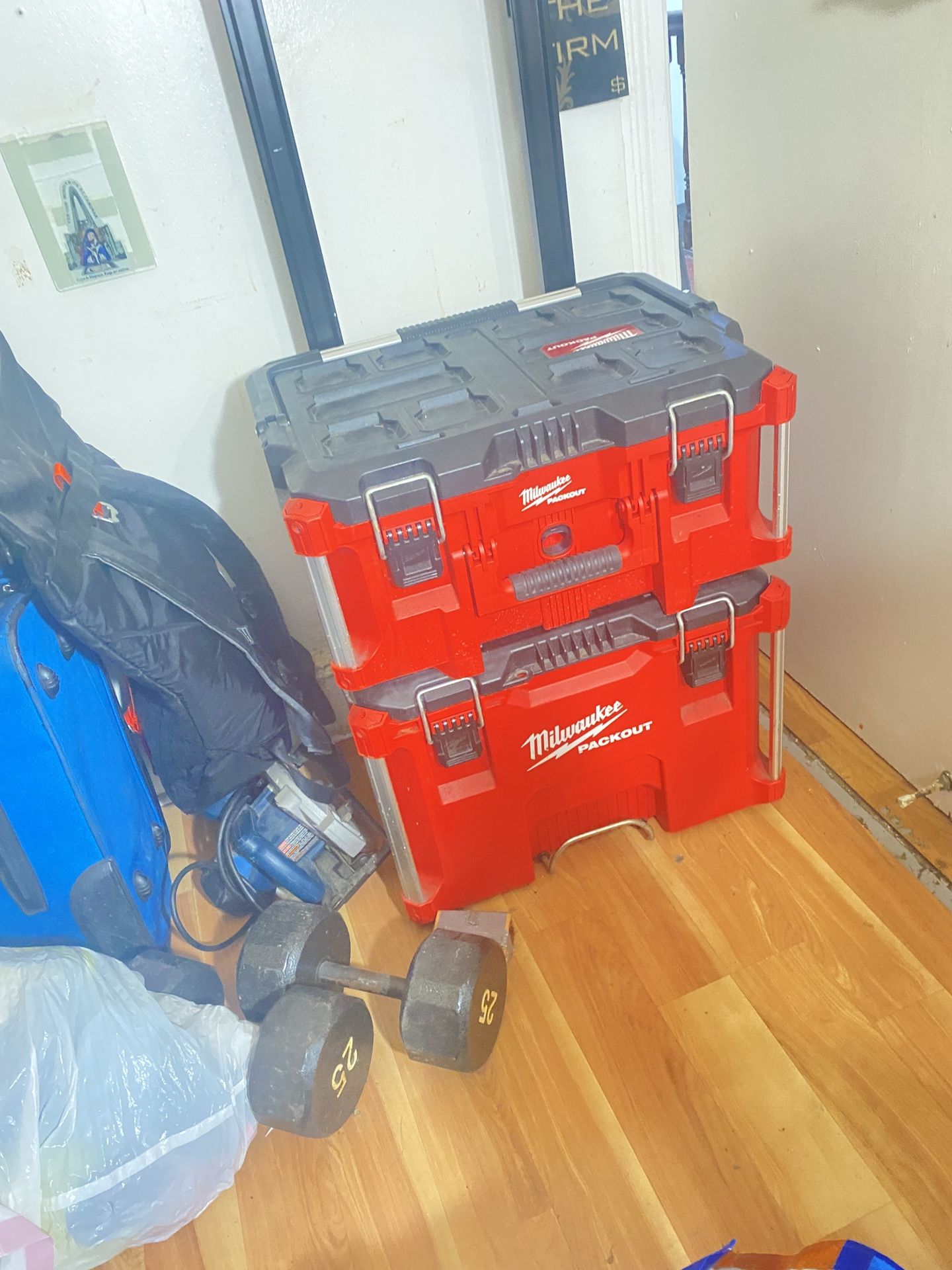Milwaukee 48-22-8426 Packout Rolling Tool Box & Packout Large Toolbox 
