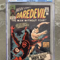 Daredevil #7 (1965) CGC 6.5 — O/w to White pages; 1st Classic Red Costume; Sunny