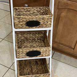 Kitchen Storage With 3 Shelves 