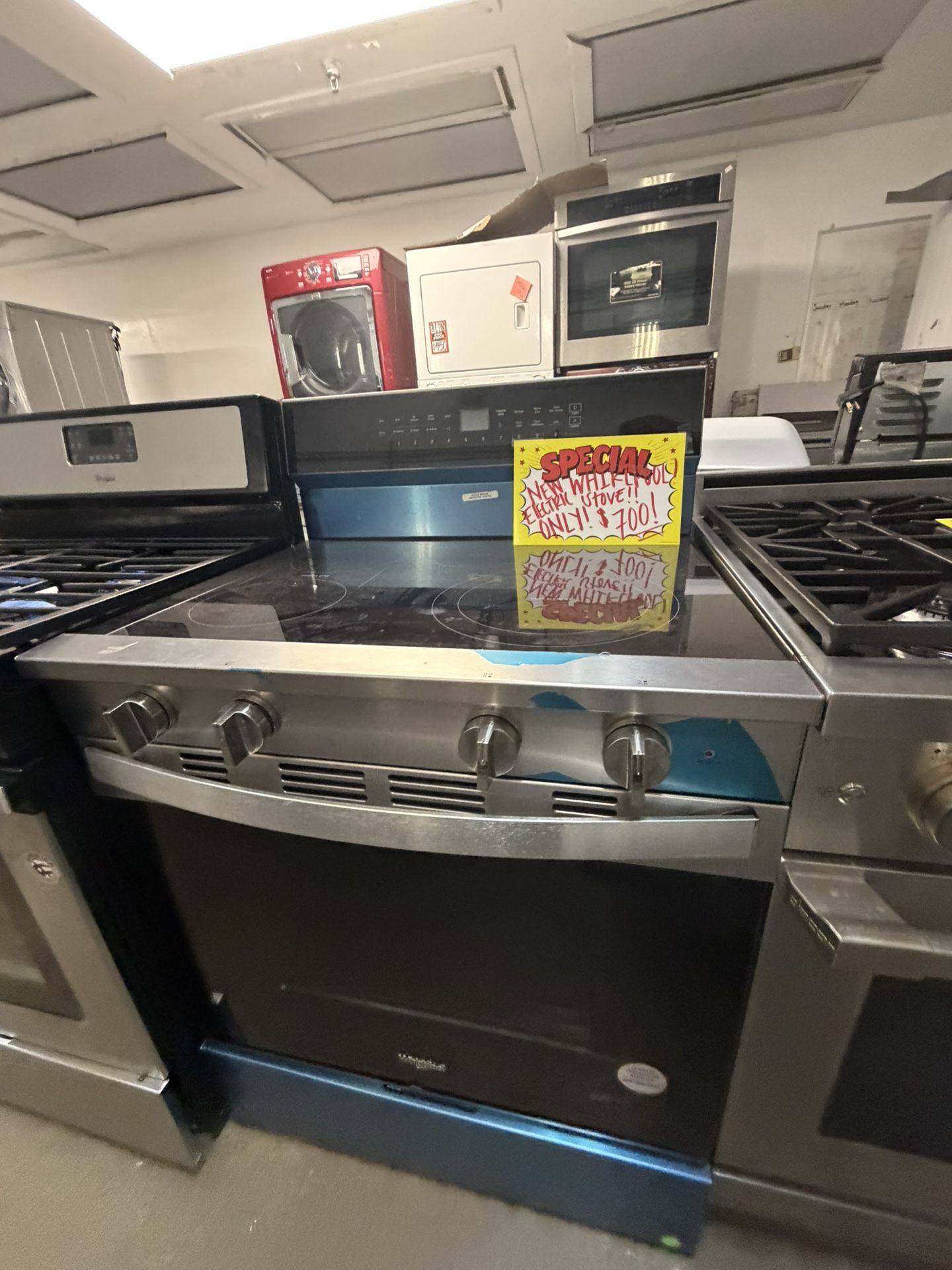 Whirlpool Electric Stove Stainless Steel 