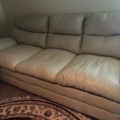 Simmons Upholstery Leather Couch