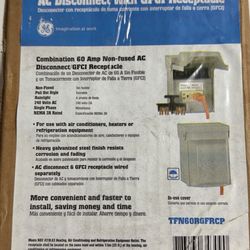 AC Disconnect with GFCI Receptacle