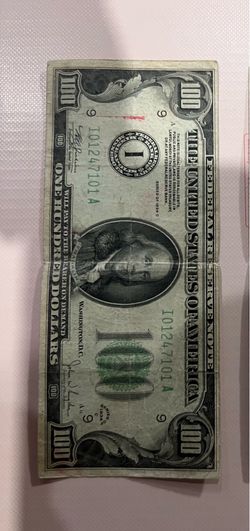 100 dollars bills years 1950