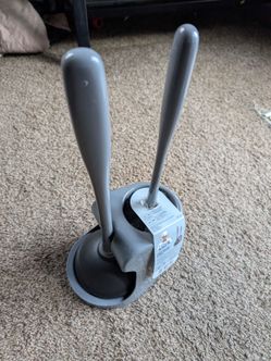 Toilet bowl plunger n cleaner