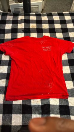 Money Dept Red Graphic T-Shirt