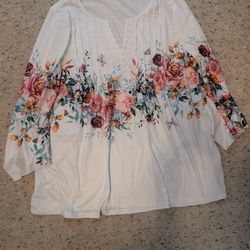 Floral Long Sleeve Blouse