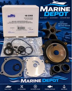 🚤 Sierra 18-3392 Water Pump Repair Kit – With Housing