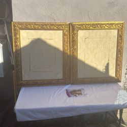 Creazioni Artistiche Made In ITALY 2 Gold Frames VTG 