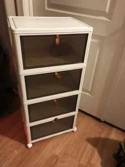 Rolling Storage Cabinet Bins