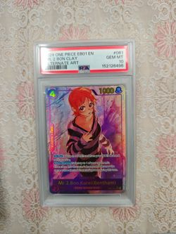2024 One Piece Memorial Collection SEC Alt Art Mr. 2 Bon Clay #EB01-061 PSA 10 GEM MINT