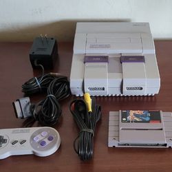 Super Nintendo SNES System/Console, Starfox Game, New Pin, OEM Controller!