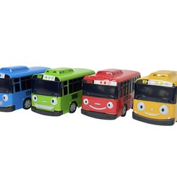 Tayo Gani Lani Rogi - The Little Bus Tayo Special Metal Vehicles Set 4pcs