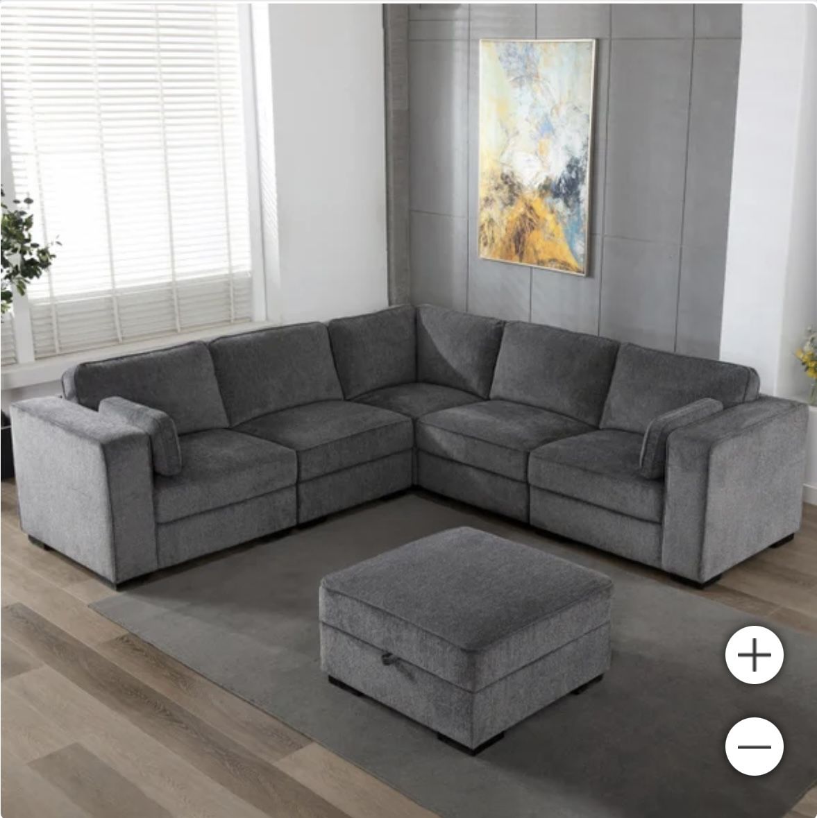 Brookhaven 6-piece Fabric Sectional