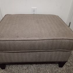 Dark Beige Ottoman