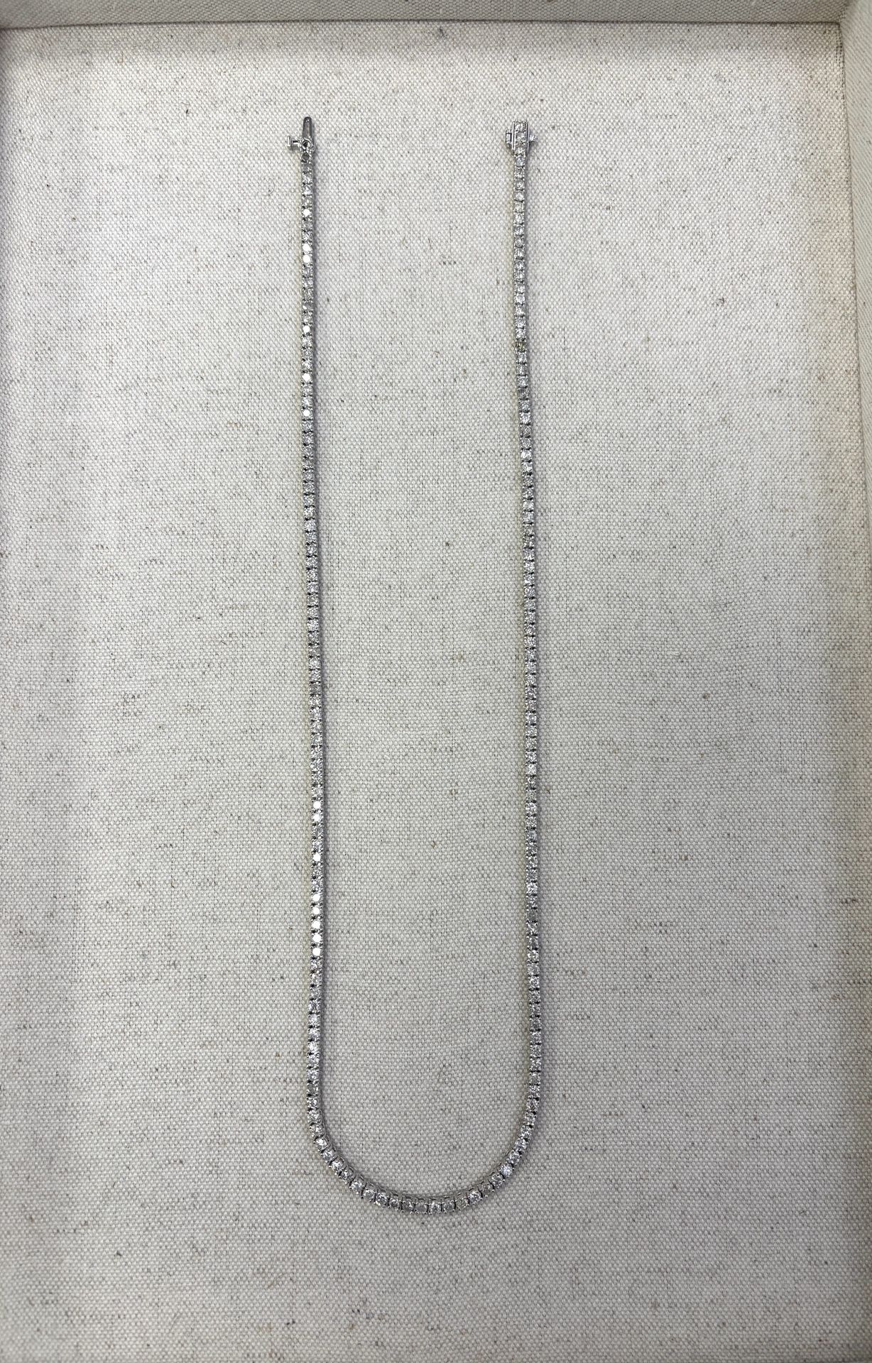 15.15 CTS NATURAL DIAMONDS 14k NECKLACE