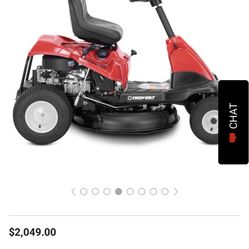 The Troy-Bilt® TB30B riding mower is designed to save storage space. It is perfect for smaller or gated yards, featuring a 30-inch deck that fits thro
