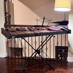 Percussion Complete Kit- Marimba/Xylophone with Practice Pad, Innovative Mallet set, Music Stand and Metronome 