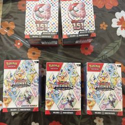 Pokemon 151/Prismatic Booster Bundles