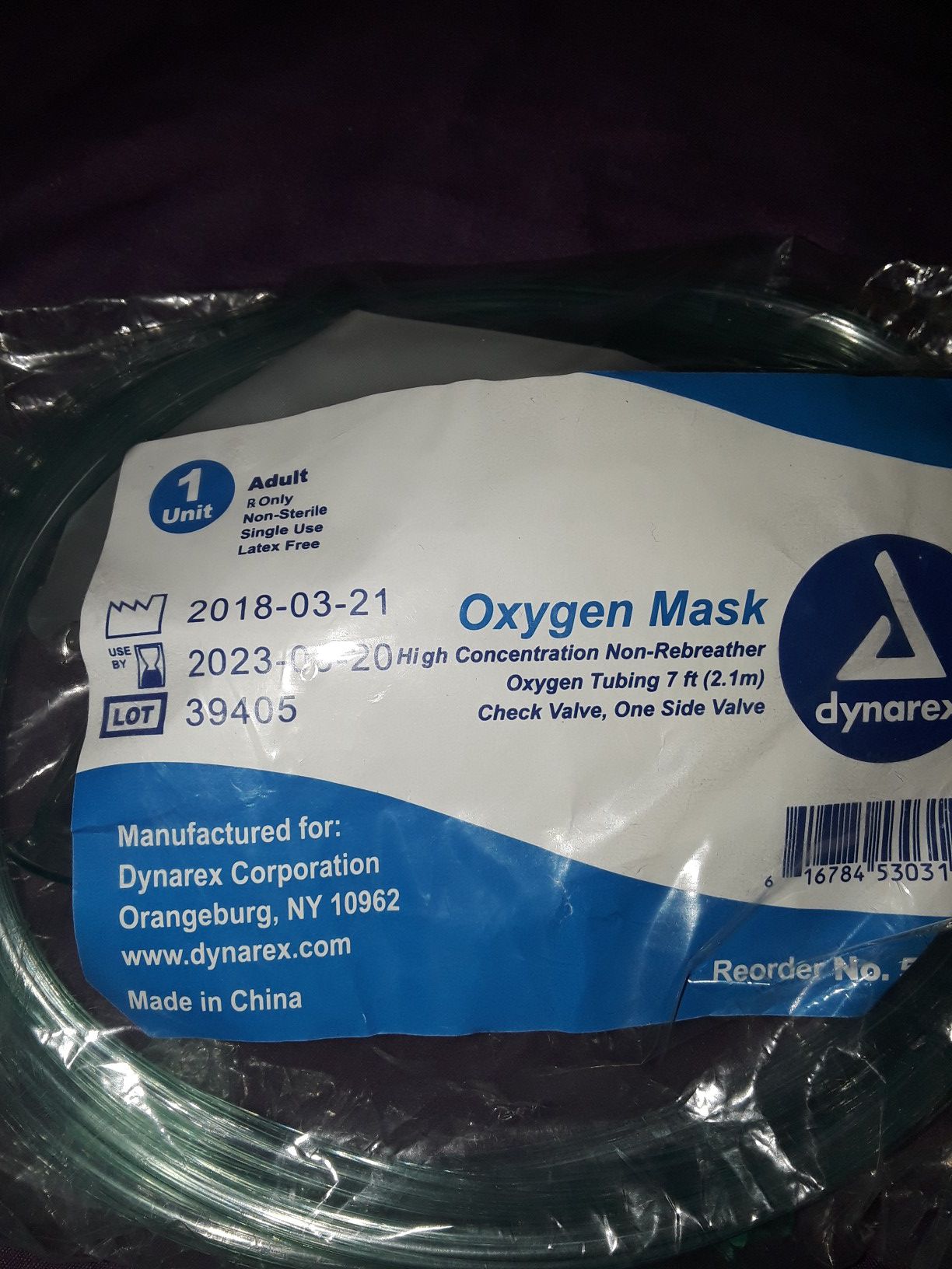 OXYGEN FULL FACE MASKS (2)