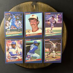 Donruss 1986 High Grade Cards #95, #594, #517, #483, #627, #406 (Lot Of 6)