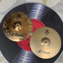 Zildjian S Series 14” Hi Hat Drum Cymbals Retails for $249