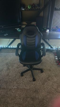 Gaming chair - black and blue